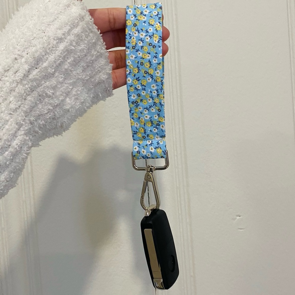 Floral Keychain Wristlet